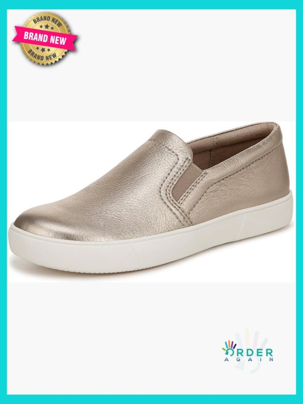 Slip-On Fashion Sneakers Comfortable Casual Walking Shoes Lightweight Sport